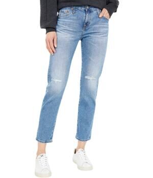 AG ADRIANO GOLDSCHMIED Women's Ex-Boyfriend Jeans Size 26R Blue Landmark NWT